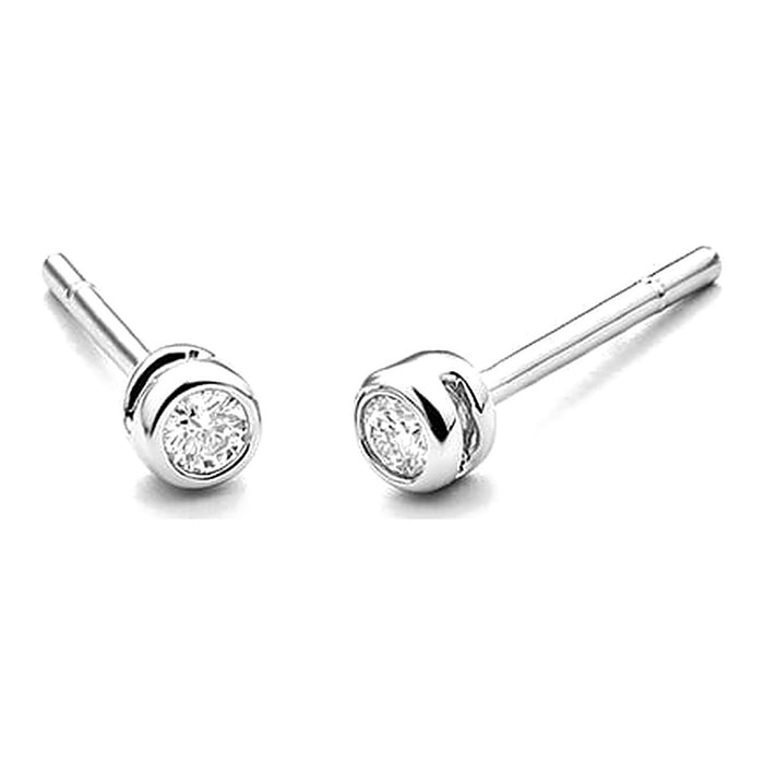 Rond- 0.05ct. - Hutjens Diamond - 18k Witgoud