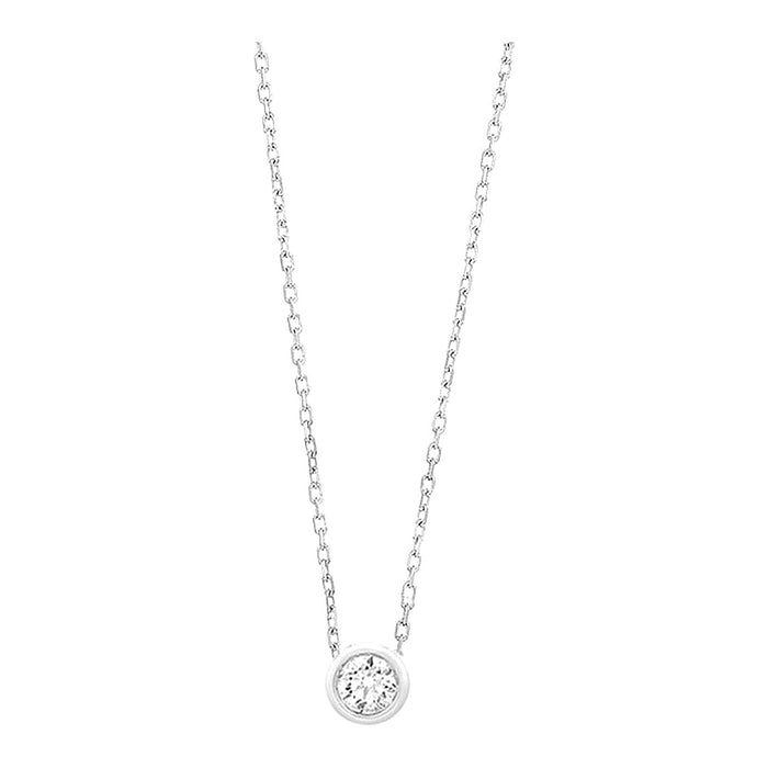 Met diamant - 0,10ct. - Hutjens Diamond - 18k Witgoud