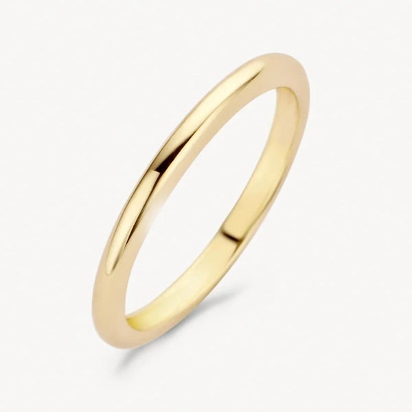 14 karaat geelgouden ring - Blush - 1117YGO