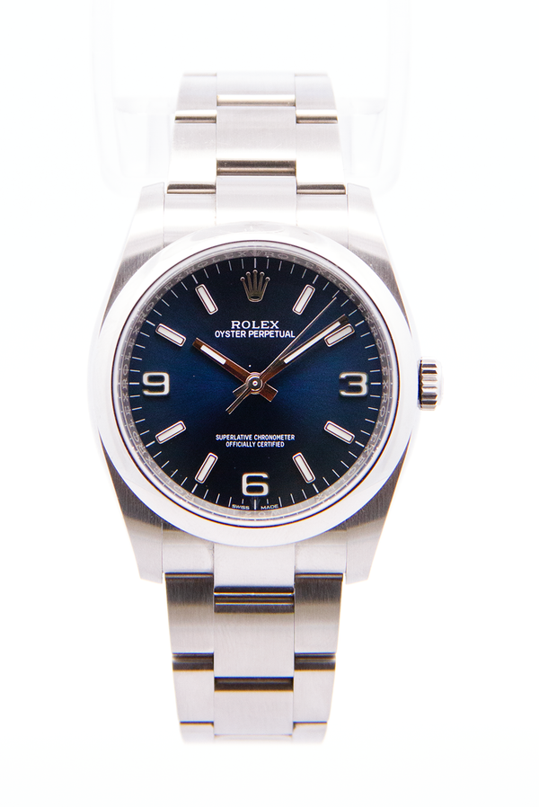 SOLD - Rolex Oyster Perpetual - Horloge - 116000 - Blue Arabic Dial 369