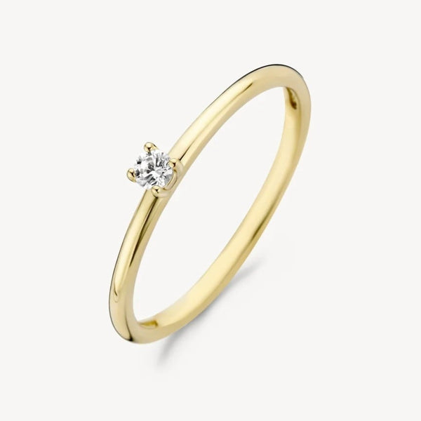 14 karaat geelgouden ring - Blush - 1200YZI