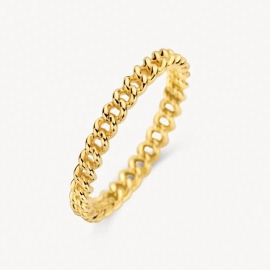 14 karaat geelgouden ring - Blush - 1247YGO