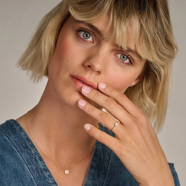 14 karaat geelgouden ring - Blush - 1278YZI