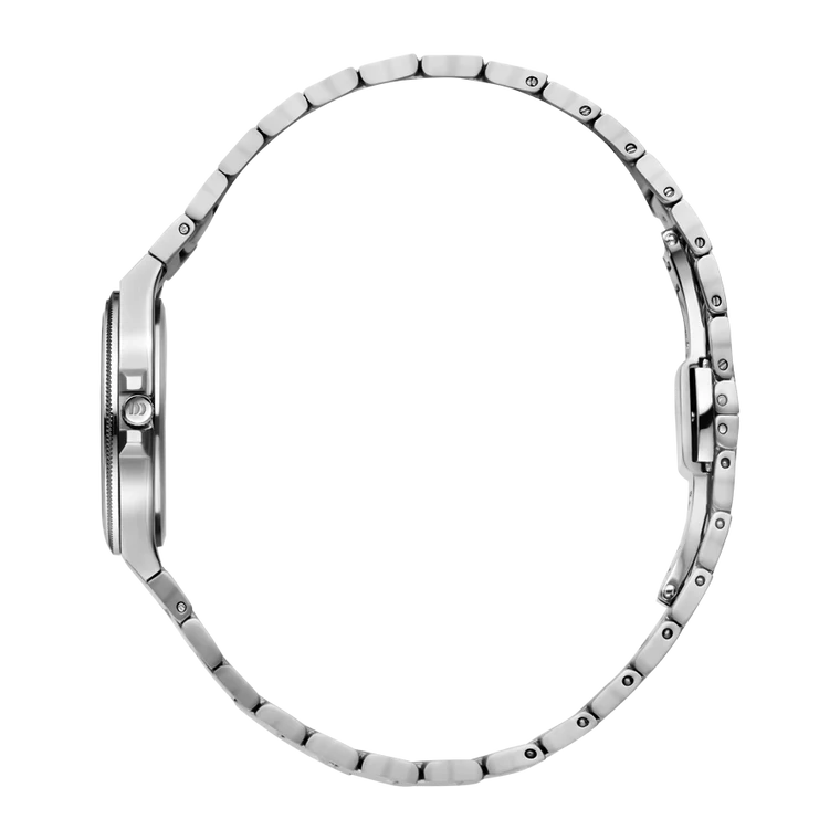 DKx Pro Silver Embossed Sunray S - Danish Design - Roestvrij Staal - IV92Q1303