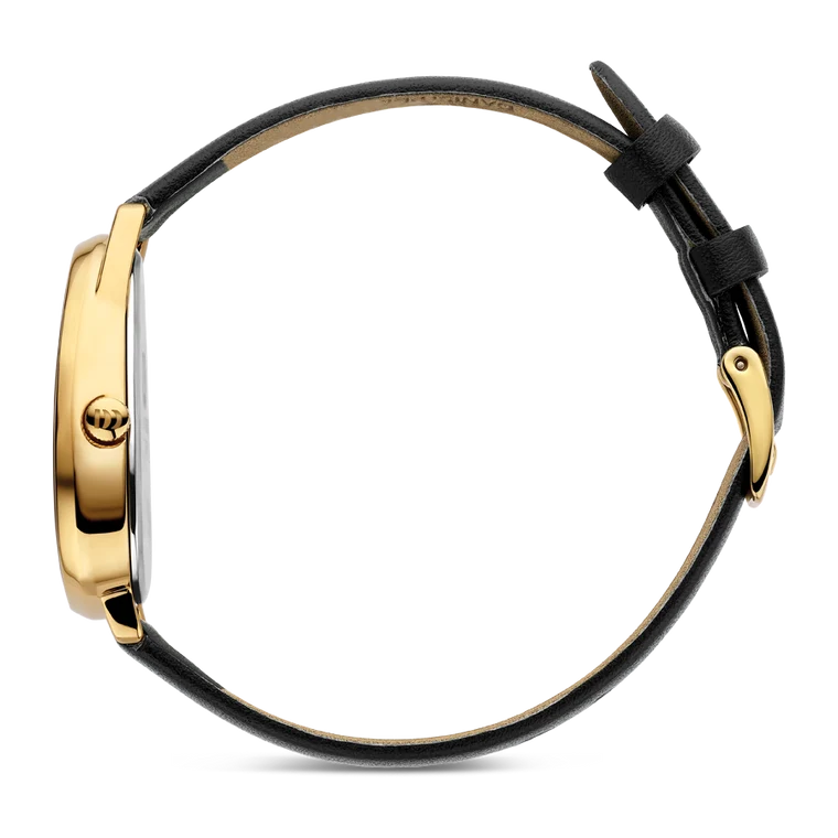 Fjordsten Gold Black - Danish Design - Roestvrij Staal - IV15Q1306