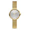 Amelia Ripple Gold - Danish Design - Roestvrij Staal - IV05Q1307