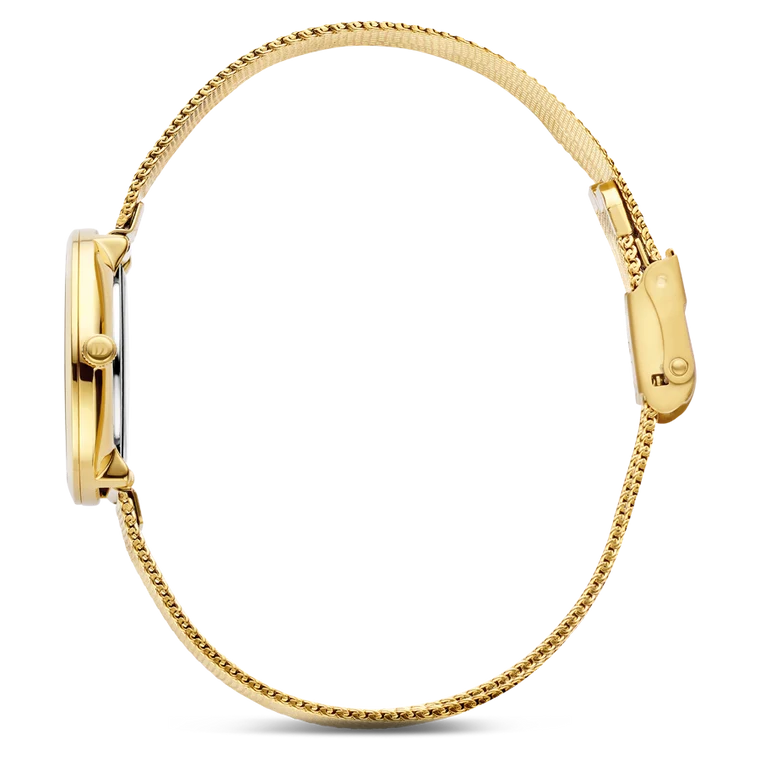 Amelia Ripple Gold - Danish Design - Roestvrij Staal - IV05Q1307