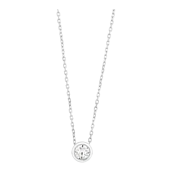 Met diamant - 0,15ct. - Hutjens Diamond - 18k Witgoud