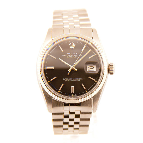 SOLD Rolex Datejust -  Horloge - 1601 - Black Dial
