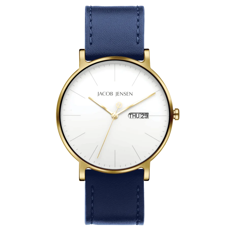 Jacob Jensen Timeless Nordic 166 horloge in roestvrij staal