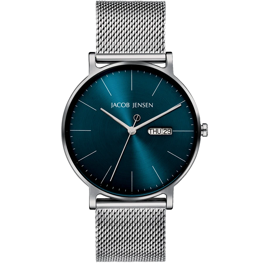 Jacob Jensen Timeless Nordic 167 horloge in roestvrij staal