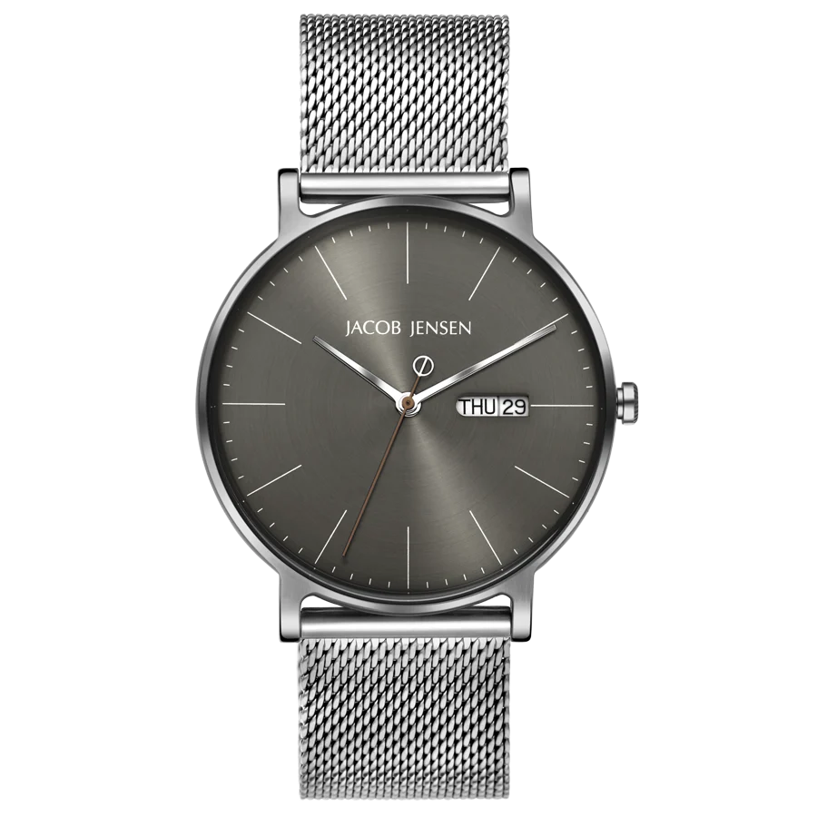 Jacob Jensen Timeless Nordic 169 horloge in roestvrij staal