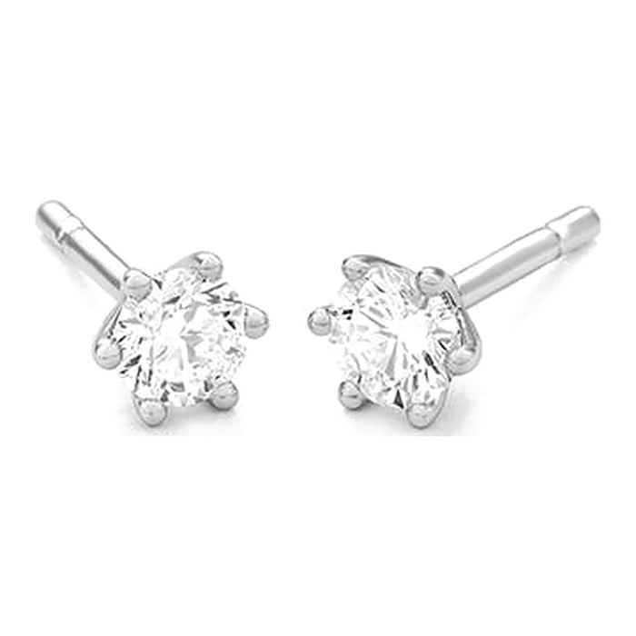 1.00ct. - 6 poot chaton - Hutjens Diamond - 18k Witgoud