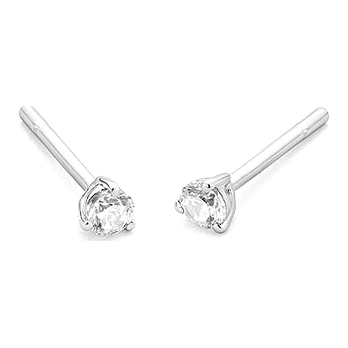 0.20ct. - 3 poot chaton - Hutjens Diamond - 18k Witgoud