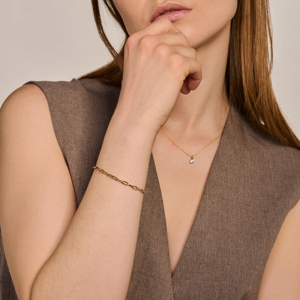 Armband - Blush - 14k Geelgoud