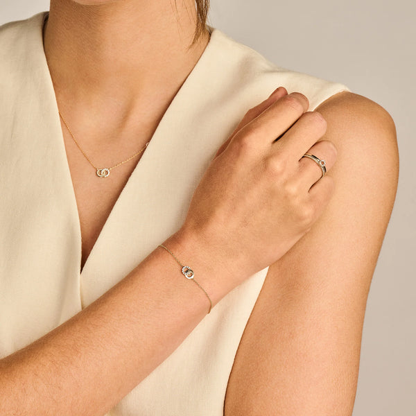 Armband - Blush - 14k Geelgoud