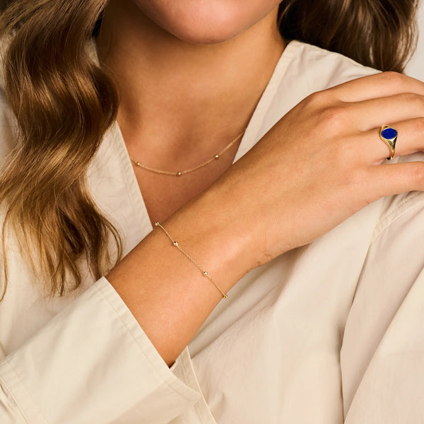 Armband - Blush - 14k Geelgoud
