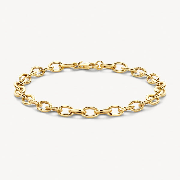 14 karaat geelgouden armband - Blush - 2255YGO