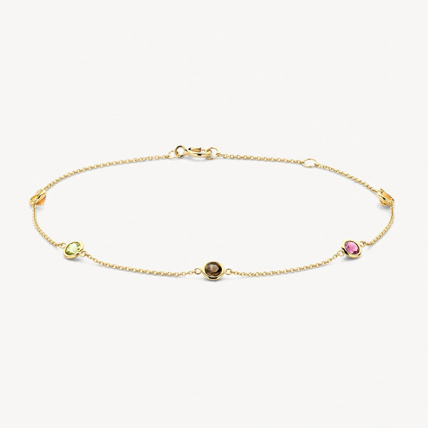 14 karaat geelgouden armband - Blush - 2266YFC