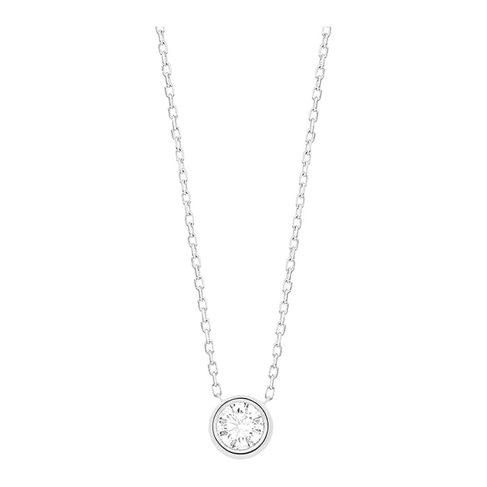 Met diamant - 0,25ct. - Hutjens Diamond - 18k Witgoud