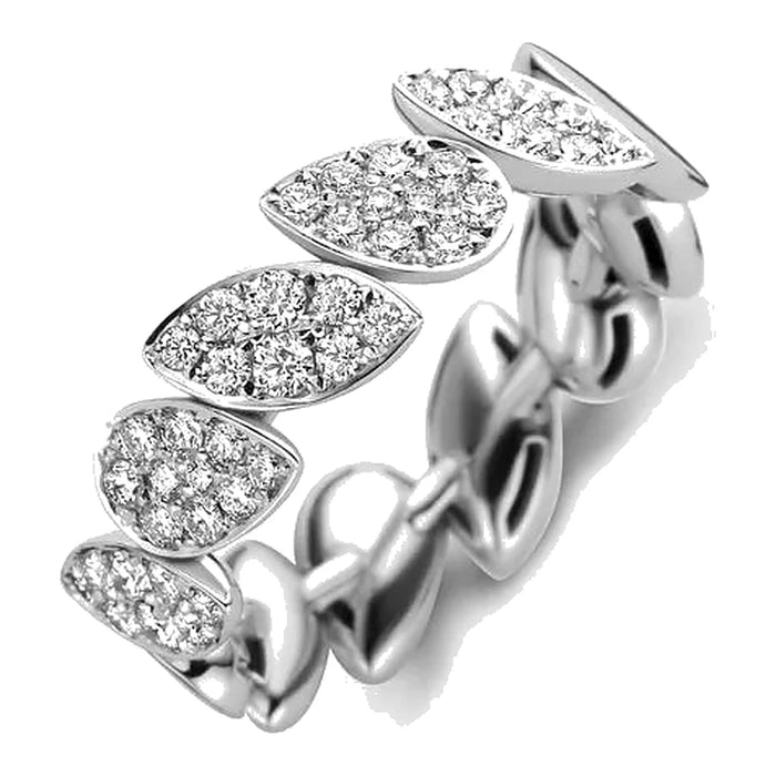 Mambo met diamant  0.80ct - Antonellis - 18k Witgoud
