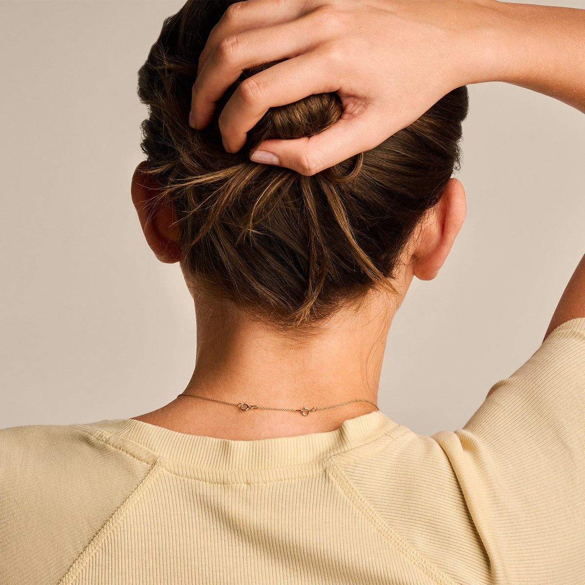 Verlengstuk 3 cm Blush gedragen