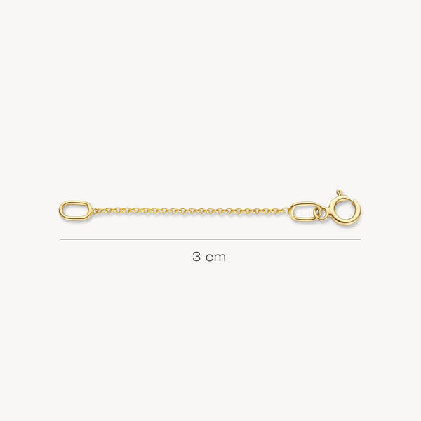 Verlengstuk 3 cm - alleen bij een Blush ketting - Blush - 14k Geelgoud