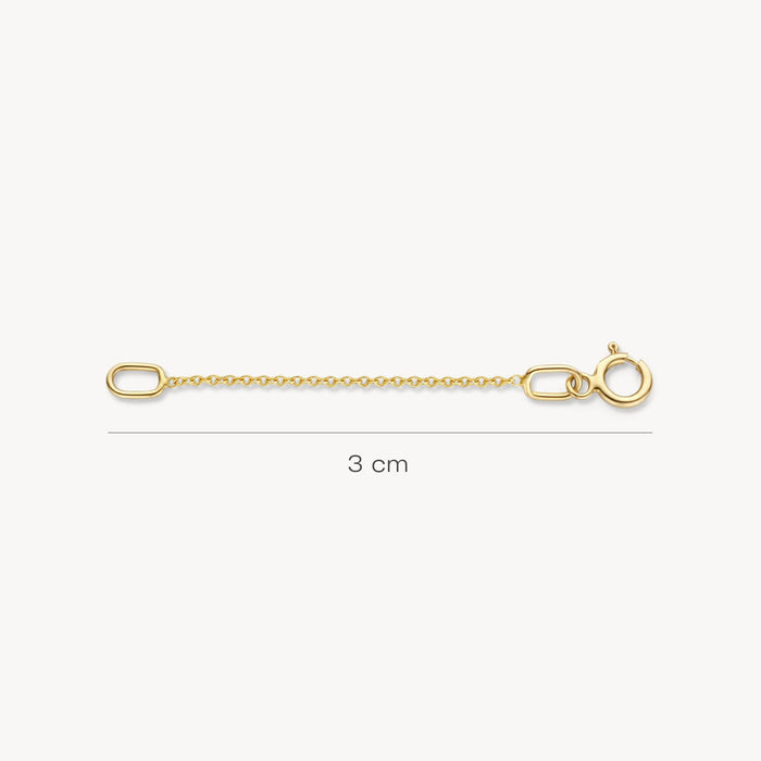 Verlengstuk 3 cm - alleen bij een Blush ketting - Blush - 14k Geelgoud