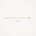 Verlengstuk 8 cm Blush 14k geelgoud