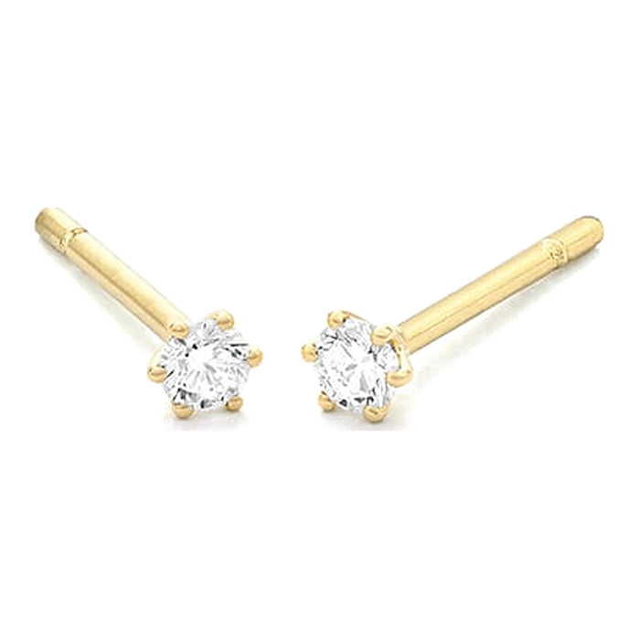 0.30ct. - 6 poot chaton - Hutjens Diamond - 14k Geelgoud