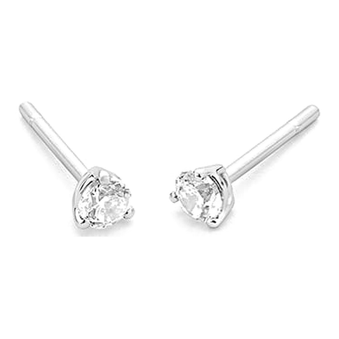 0.30ct. - 3 poot chaton - Hutjens Diamond - 18k Witgoud