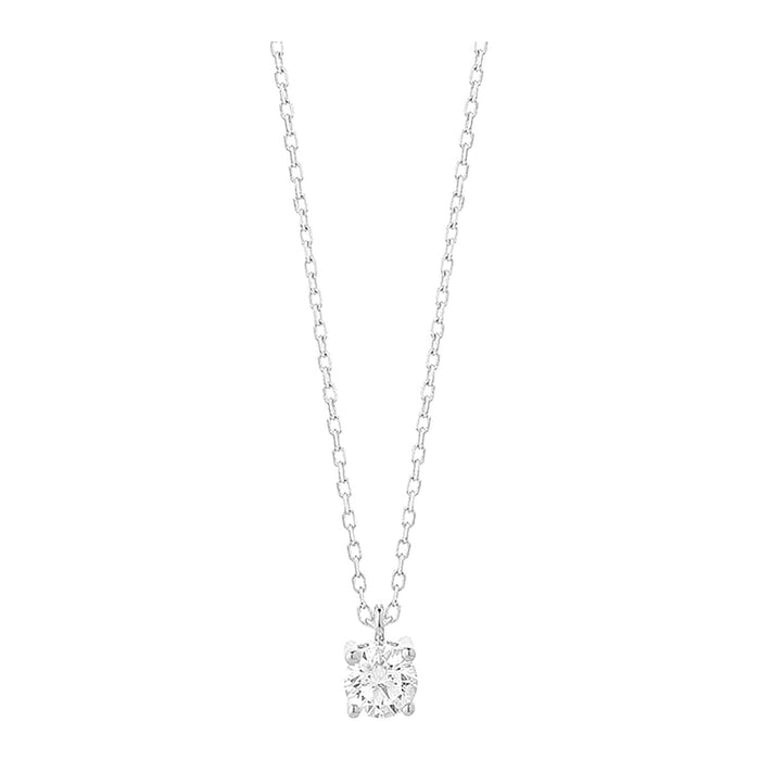 Met diamant -  0.30ct. - 4 poot chaton - Hutjens Diamond - 18k Witgoud