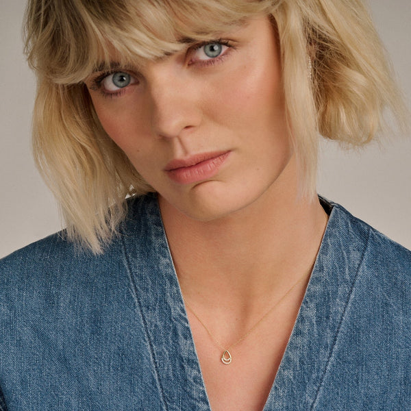 14 karaat geelgouden ketting - Blush - 3195YZI