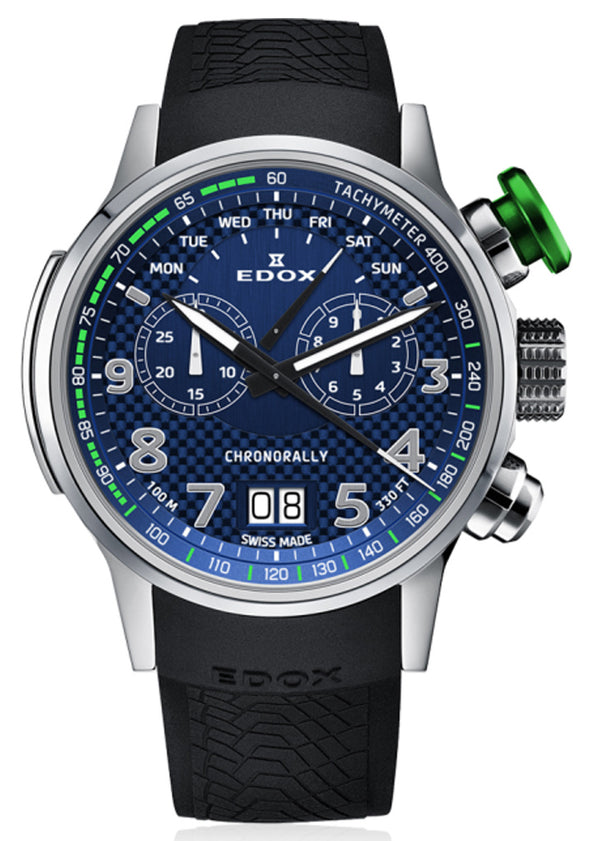 Edox - Horloge Heren - Chrono Rally - 38001 TINV BUV3