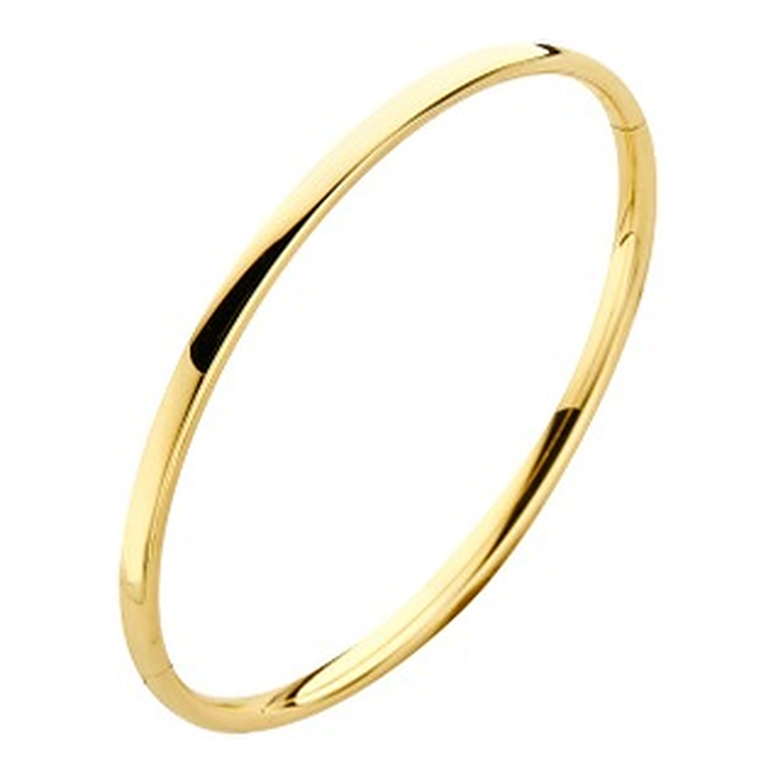 Ovaal 3 mm - Bangle armband - Fjory - 14k Geelgoud