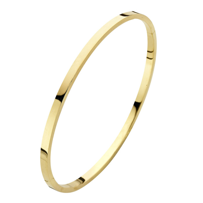 Recht 3 mm - Bangle armband - Fjory - 14k Geelgoud
