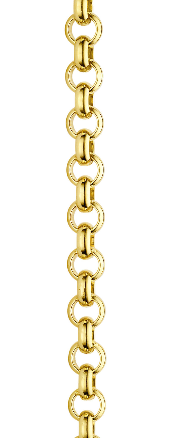 14 karaat geelgouden Jasseron armband - Fjory