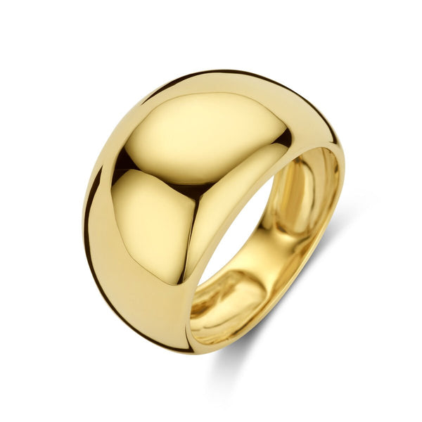 14k Geelgouden dames ring - Balloon 12 mm - Hutjens