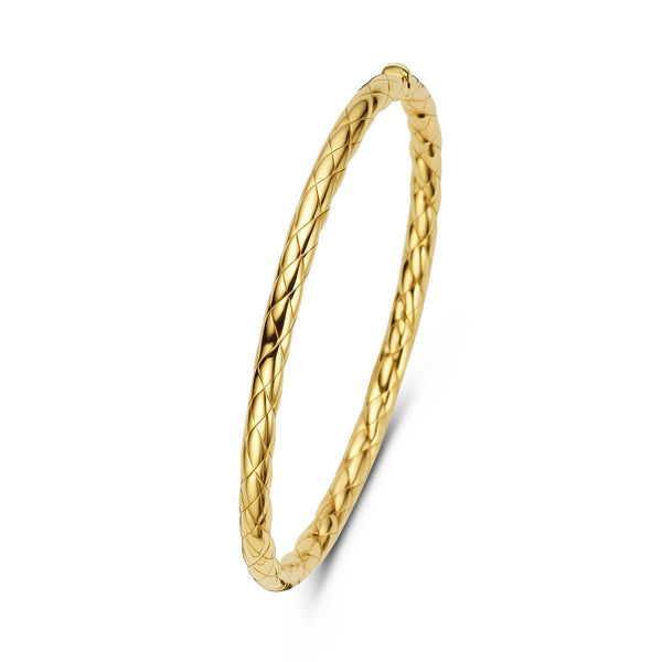14 karaat geelgouden armband - Bangle 60mm - Hutjens