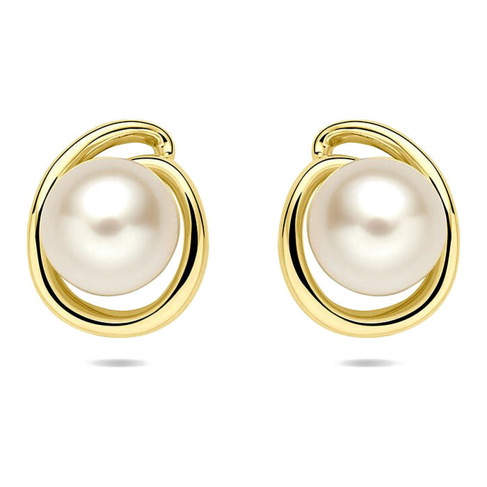 Parel 7,5mm - Hutjens - 14k Geelgoud