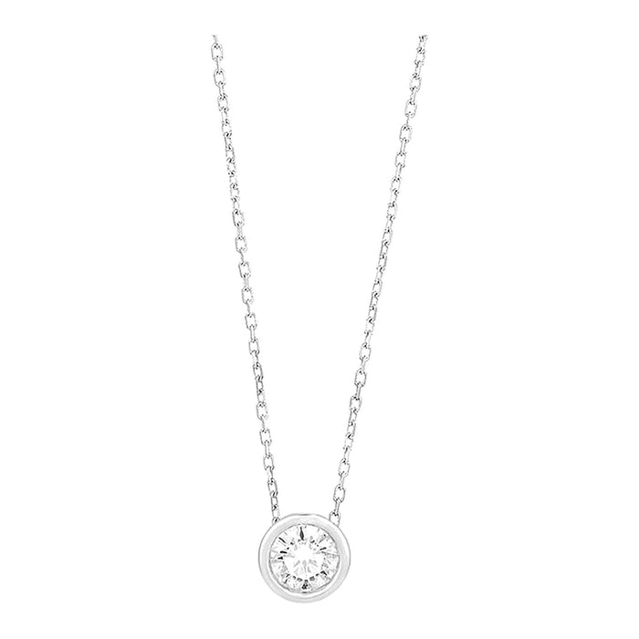 Met diamant - 0,40ct. - Hutjens Diamond - 18k Witgoud