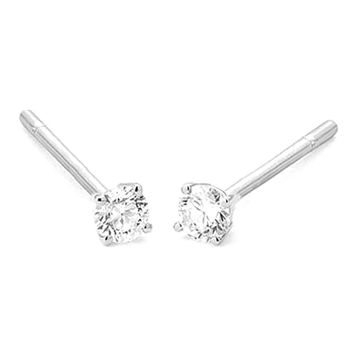 0.50ct. - 4 poot chaton - Hutjens Diamond - 18k Witgoud