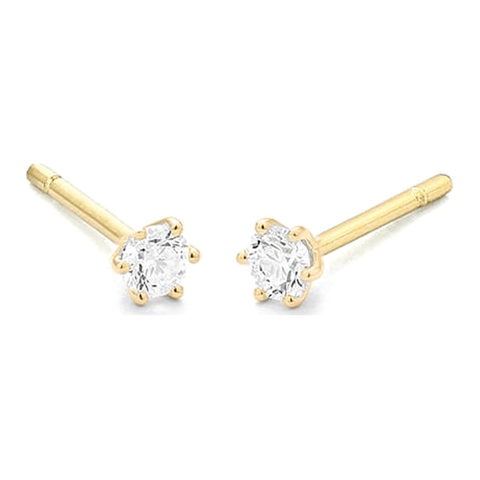 0.50ct. - 6 poot chaton - Hutjens Diamond - 14k Geelgoud