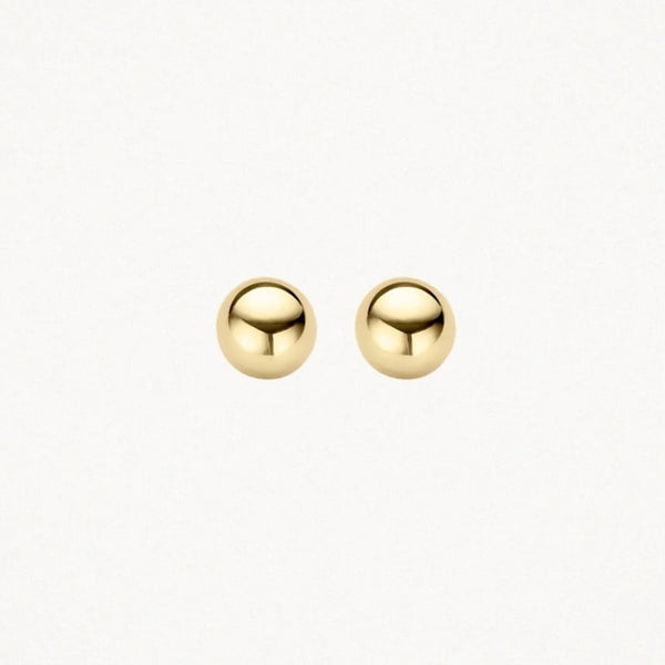 14 karaat geelgouden oorstekers - Blush - 7121YGO