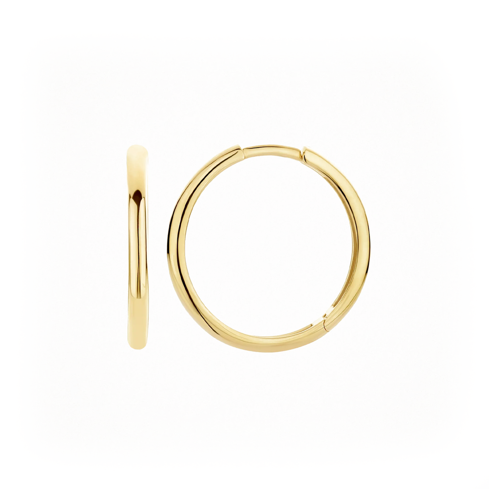 14 karaat geelgouden oorstekers - Blush - 7274YGO