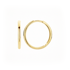 14 karaat geelgouden oorstekers - Blush - 7274YGO