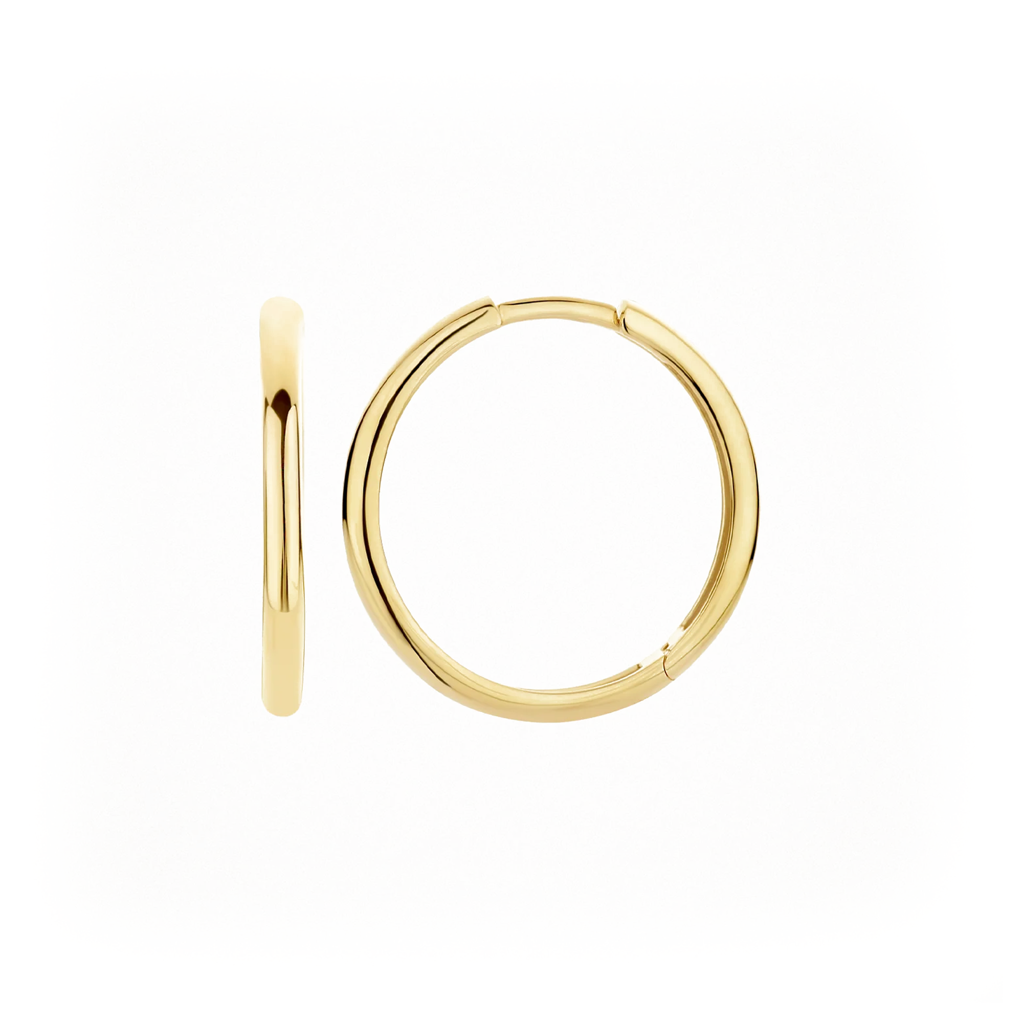 14 karaat geelgouden oorstekers - Blush - 7274YGO