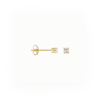 14 karaat geelgouden oorstekers - Blush - 7211YZI