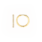 14 karaat geelgouden oorstekers - Blush - 7309YZI