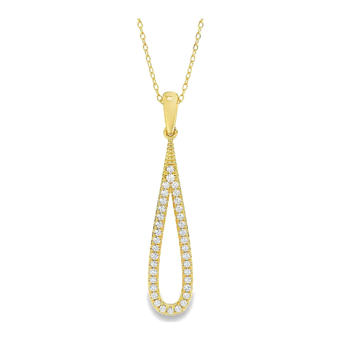 Geelgouden hanger - 0,16 ct. diamant - Hutjens Lab Grown